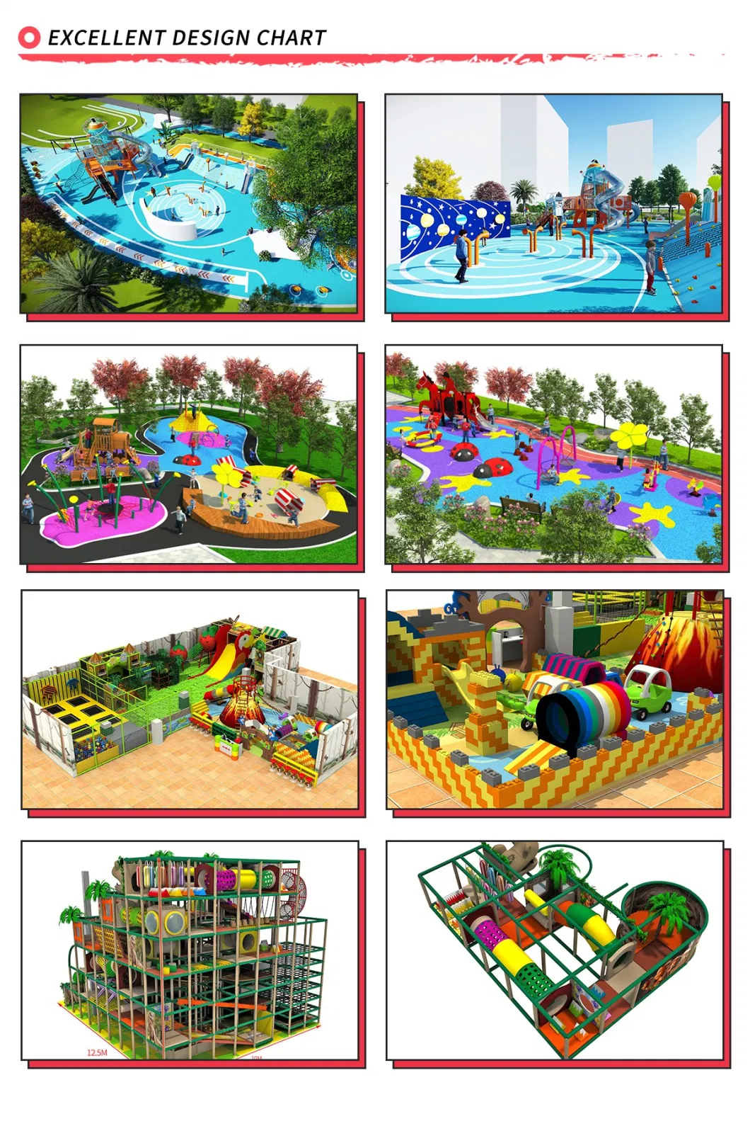 Zoo Series Children&prime;s Outdoor Slides