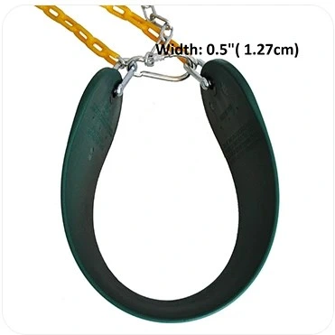 Kid Playground Outdoor Indoor Garden Patio Tree Plastic Rubber Belt Swing Seat