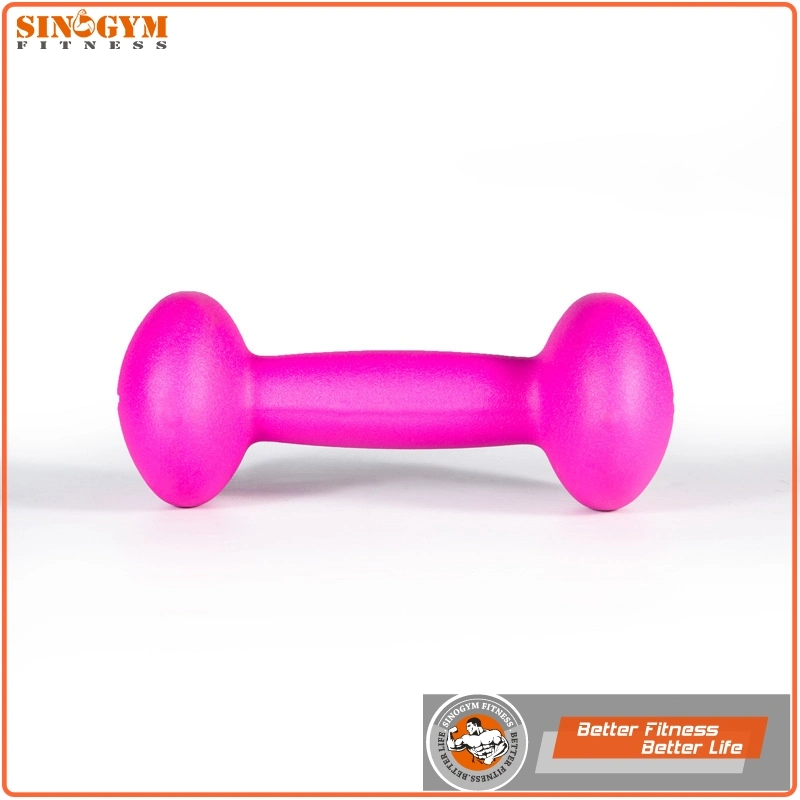 Neoprene Coated Straight Handle Oval End Dumbbell