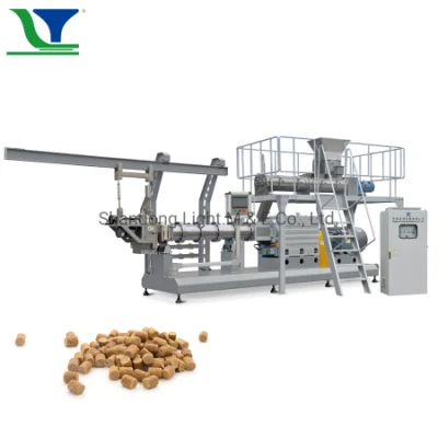 China High Quality Automatic Extruded Floating Fish Feed Machine