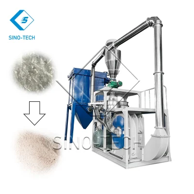 CE Approved High Efficient Plastic Granules Pellets Milling Pulverizer Pulverizing Machine for Pipe Profile Scrap