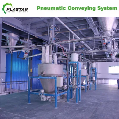 Plastic Granule Pellet Powder Material Automatic Pneumatic Conveying System