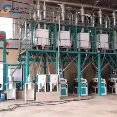 Africa 30 Ton Per Day Maize Grinding Hammer Mill Machine for Sale in Peru