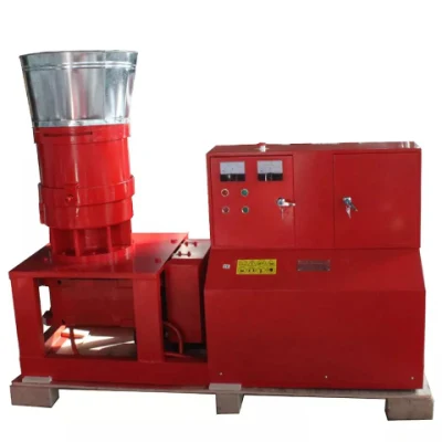 300-500 Kg/H Flat Die Pellet Press Machine 30 Kw