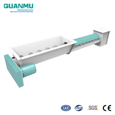 Cattle and Ruminant Animal Feed Powder or Pellet Material Sealing Tubular (Pipe) Spiral Conveyor in Conveying System