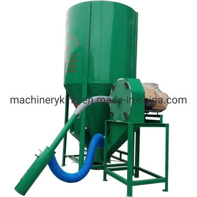 1t/H Feed Machinery Cattle Animal Feed Crusher and Mixer Hammer Mill