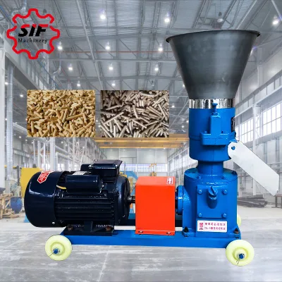 Small Automatic Chicken Feed Making Machine / Animal Feed Pellet Machine for Sale