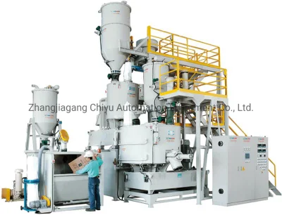PVC Powder Mixer Plastic Machine Extruder Machine Plastic Industry Automatic Feeding Dosing Mixing Conveying System Pneumatic Conveying system