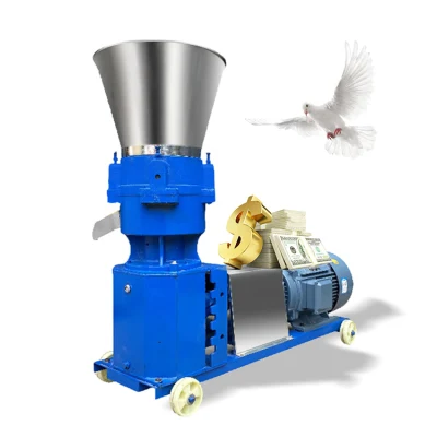 Energy Saving Grain Roller Pellet Mill Livestock Poultry and Fish Feed