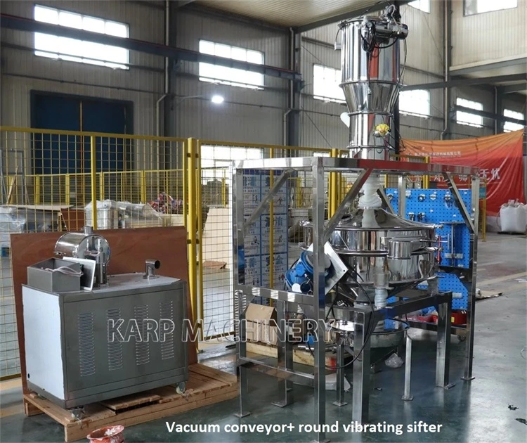 Industrial Talcum Powder Vacuum Conveyor Vacuum Epsom Salt Transport System for Industry