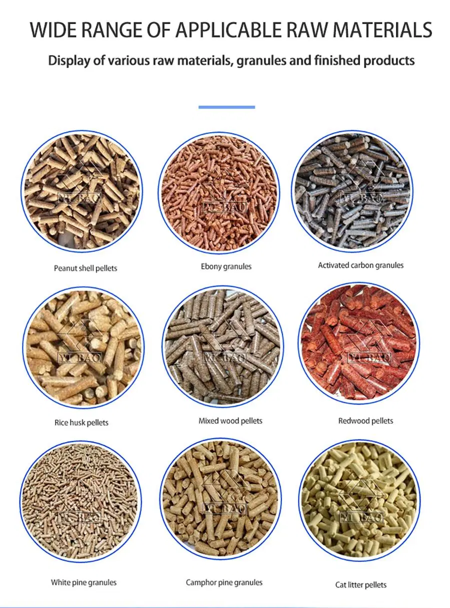 China Professional Manufacturer Machine to Make Wood Pellets Biomass Granulator Production Line