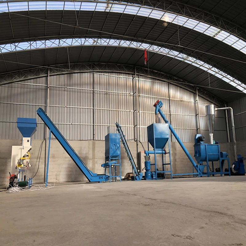 1-2t/H Factory Supplier Low Price Small Animal Feed Pellet Production Line