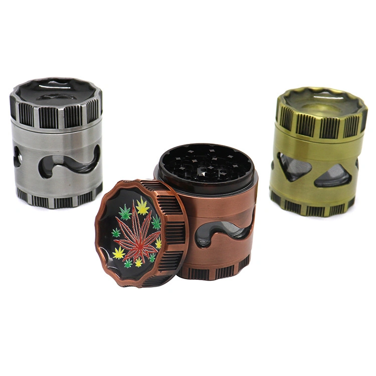 New Arrival 4 Colors Manual Herb Roller Crusher Grinder The Cone Artist Metal Chili Rolling Grinder