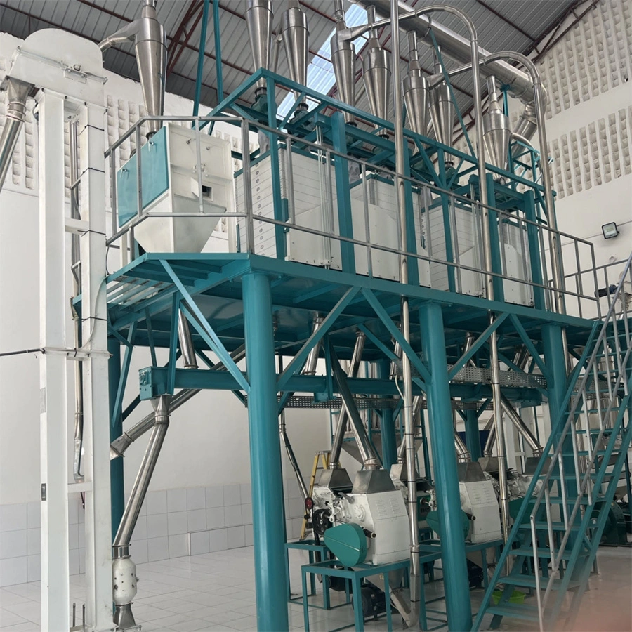 Price for 6 Unites Processing Machine Grain Wheat Flour Milling Machine Roller Mill