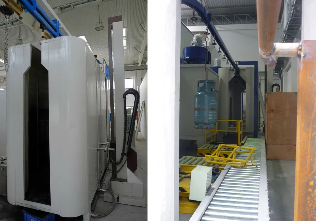 Automatic Electrostatic Painting Line for LPG Cylinder Maintenance Plant