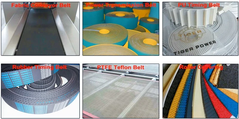 Rubber Double Sided Belt Poly-V Belt Parts for Roller Mill From Chinese Industrial Belt Manufacturer