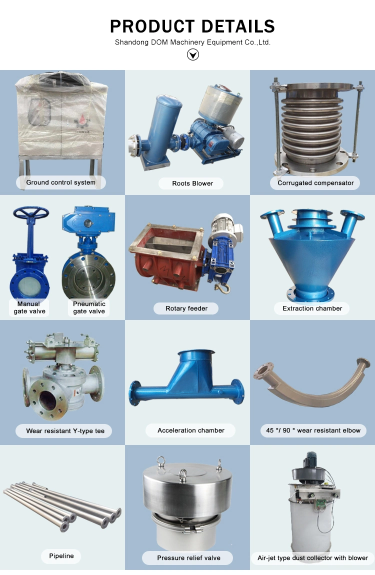 Sddom Cement Pneumatic Conveyor Machine Cement Pneumatic Conveying Equipment