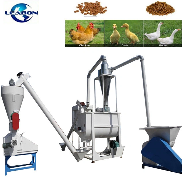 2-5t/H Big Capacity Sheep Cattle Feed Pellet Machine Farm Use Poultry Feed Pelletizer Soybeans Corn Pellet Mill for Sale