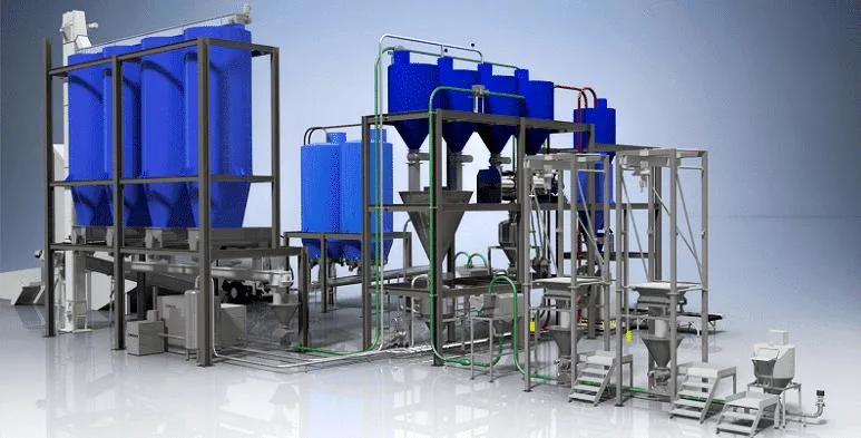 Professional Customization Powder Phase Pneumatic Conveying Pneumatic Conveying Dryer