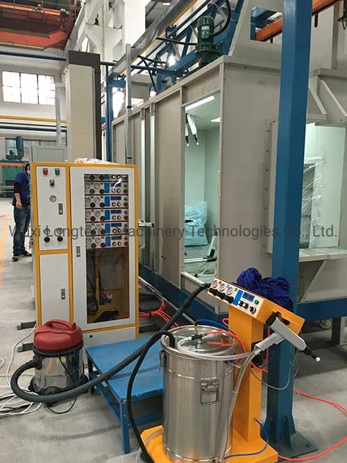 Fully Automatic Powder Coating System for Lift / Elevator, Customizable Ce Certificated Electric Lift Board Spray Powder Coating Line