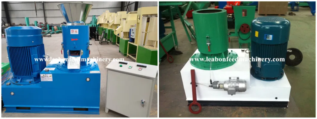 Easy Operate 300-400kg/H Flat Die Wood Pellet Machine Price