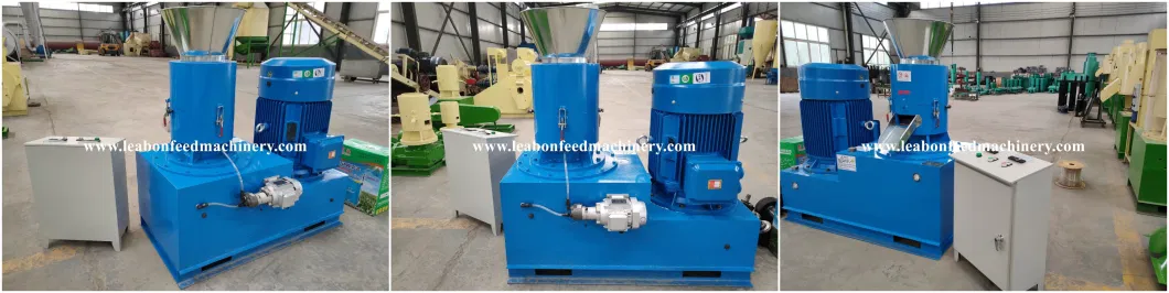 Easy Operate 300-400kg/H Flat Die Wood Pellet Machine Price