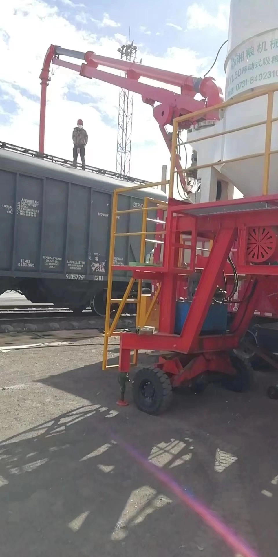 Heat Resistant Truck Grain Loader Xiangliang Brand Stacker Reclaimer Price Transport