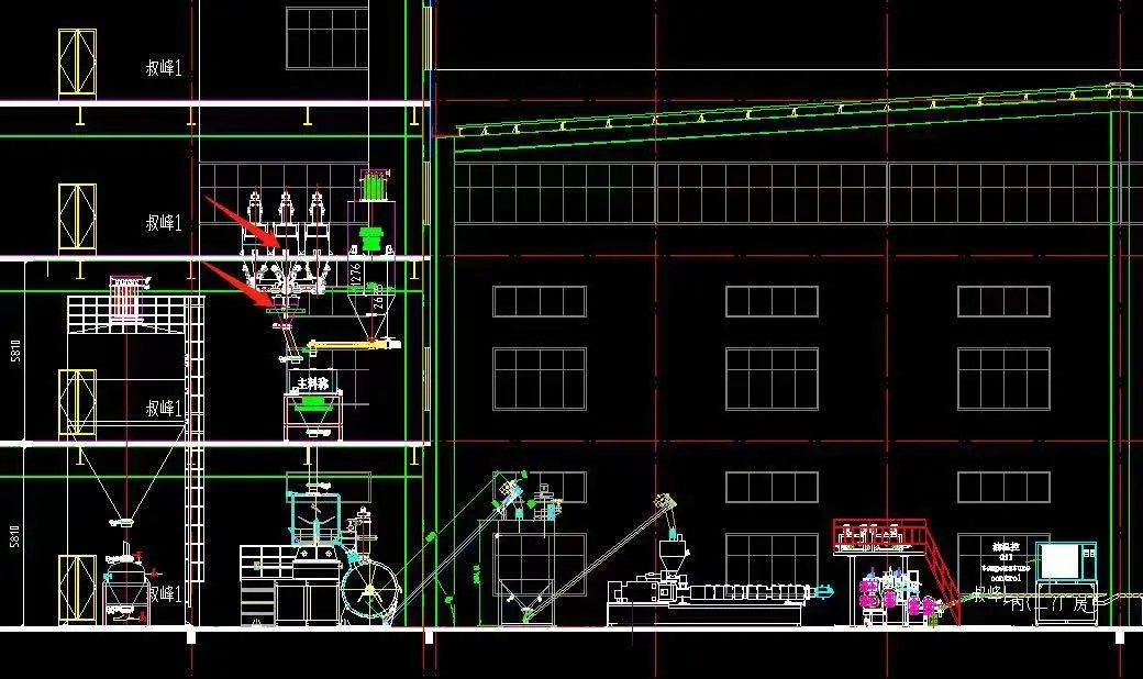 Pneumatic Conveying System for Plastic Chemical Powder and Granules