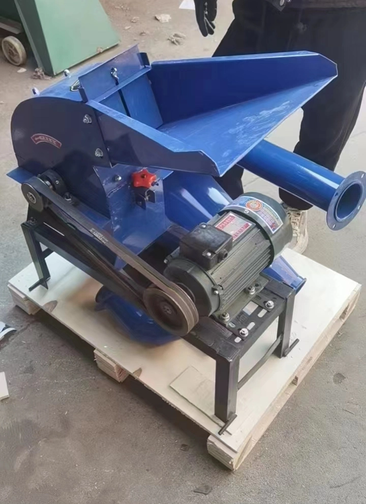 Small Wood Corn Rice Husk Soil Hammer Mill Grinding Machine Mini for Sale