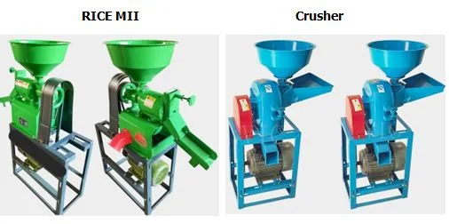 3-in-1 Automaic Samll Complete Integrated Grains Grinding Mill Grinder Huller Sheller Polisher Soybean Pulping Unit Equipment Auto Combined Rice Milling Machine