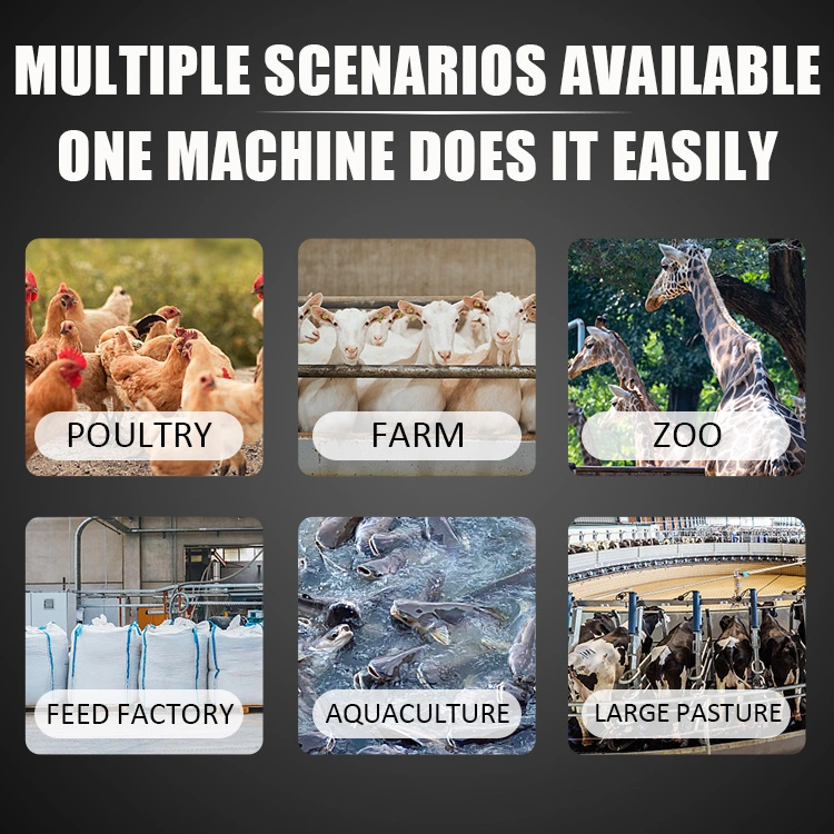 Pellet Machine Farm Animal Feeds Granulator Feed Pellets Mill Mold Optional
