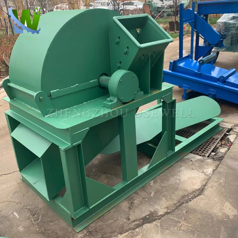 Automatic Diesel Wood Crushing Shredder Chipper Grinder Wood Sawdust Crusher Machine Hammer Mill Machine for Sale