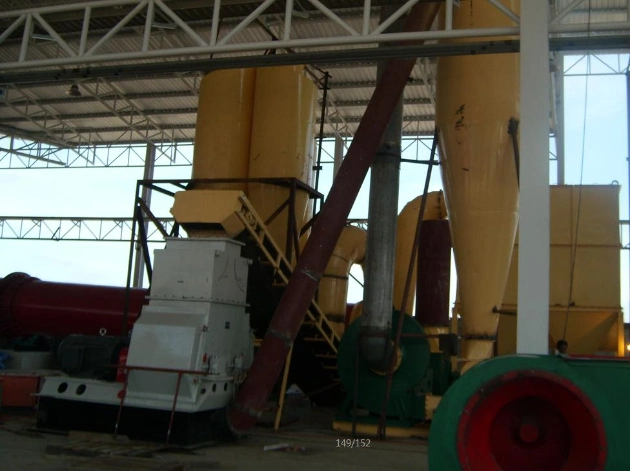 Double Motor Hammer Mill for Wood Crushing