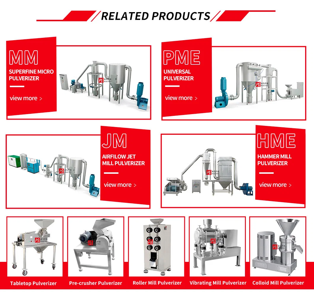 Hemp Pellets Micronizer Superfine Powder Milling Machine