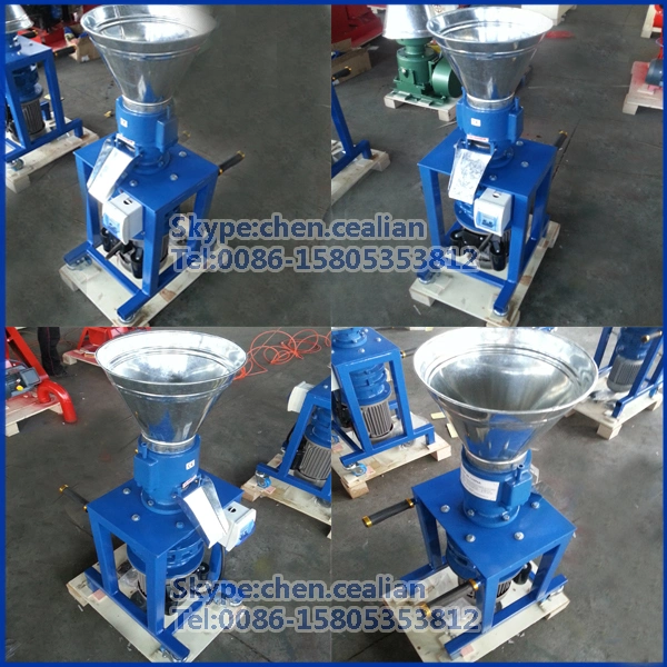 Feed Pellet Machine Vertical Flat Die with Moving Roller