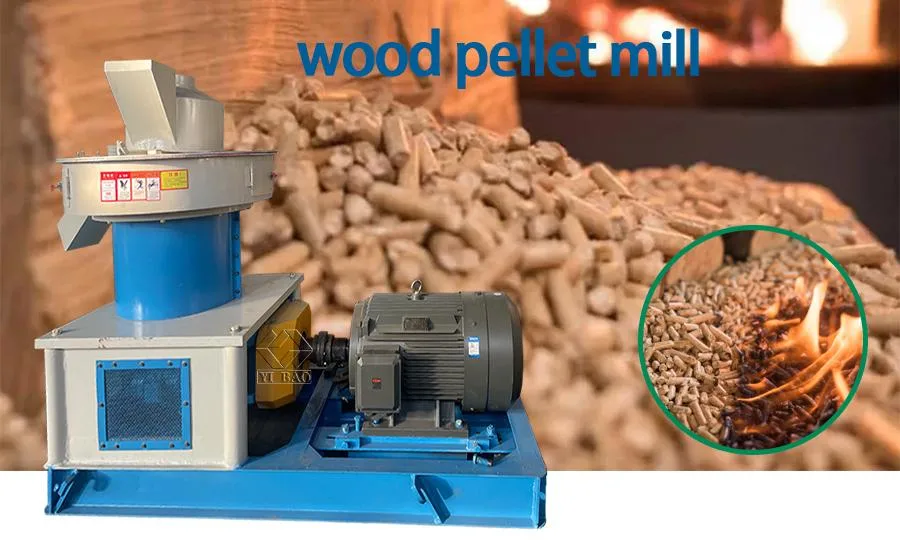Vertical Flat Die Horse Feed Mill for Making Pellets Wood Sawdust Pellet Machine