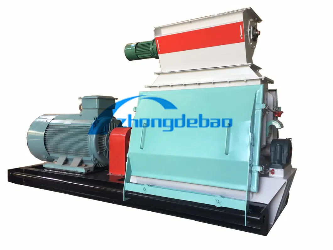 New Design Combined Type of Sawdust Hammer Mill with Feed Pellet Making Machine Wood Crusher Pelletizer for Fuel Farm Cattle Pig Chicken Feed Pellet Machine