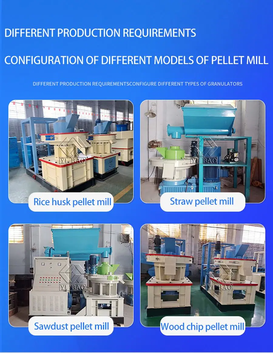 China Professional Manufacturer Machine to Make Wood Pellets Biomass Granulator Production Line