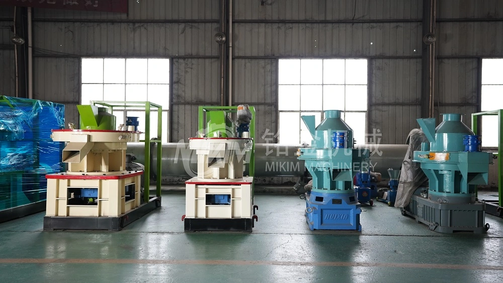 2t-100t Wood Crusher Shredder Hammer Mill Horizontal Ring Die Wood Pellet Machine Biomass Pellet Dryer Packing Production Line