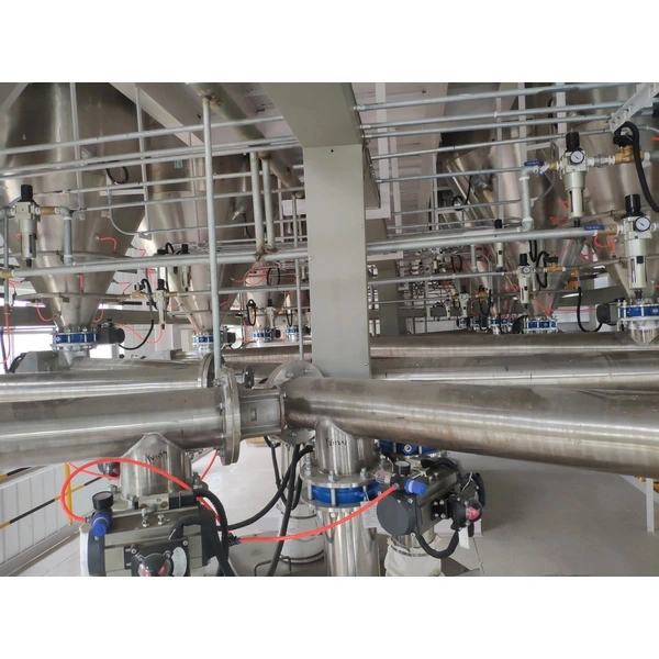 Fully Automatic Powder Mixing Weighing Conveying System Chemical Dosing System for PVC Door Making Machine