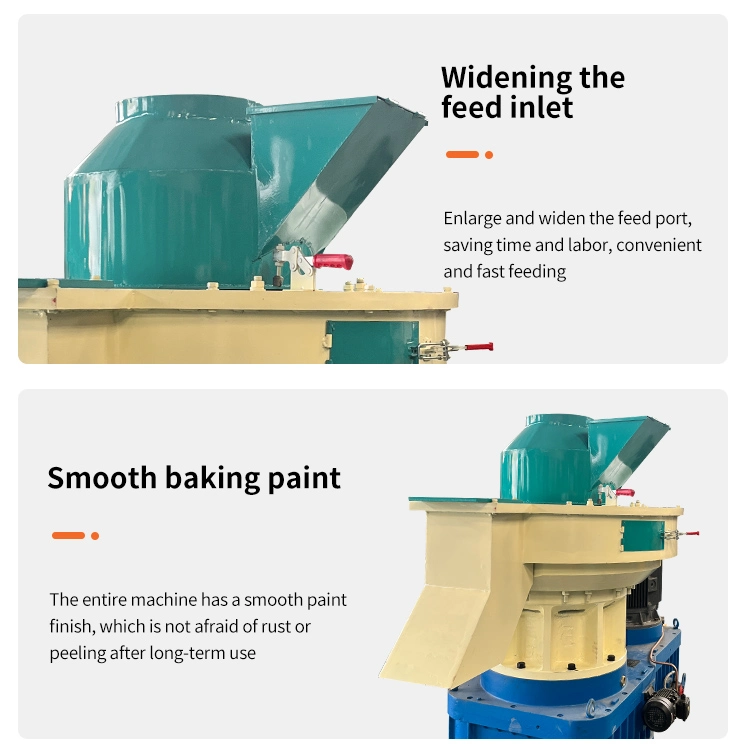 Sawdust Granular Mill Biomass Fuel Making Grass Press Wood Pellet Machine with Stainless Steel Ring Die