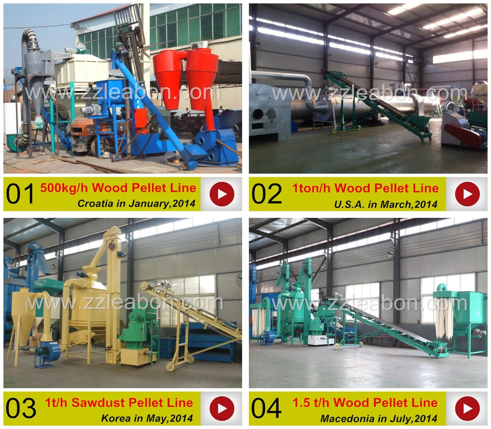 CE Certificate 1-2t/H Wood Pellet Making Line Wood Pellet Mill Wood Pellet Making Machine Pellet Complete Wood Pellet Production Line