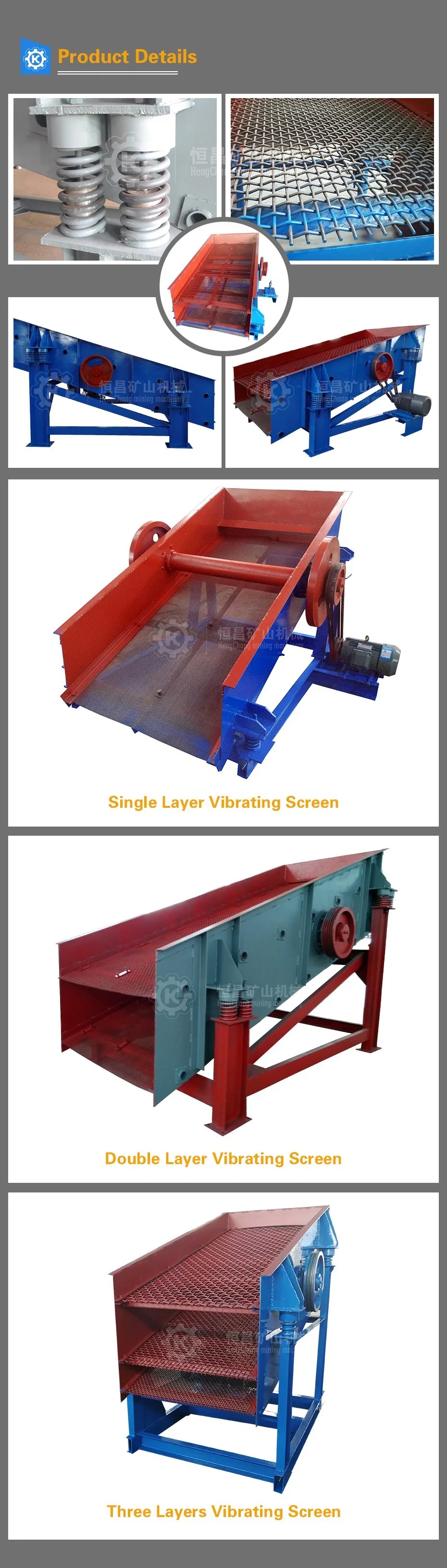 Large Capacity Vibrating Screens for Tin Output After Hammer Mill