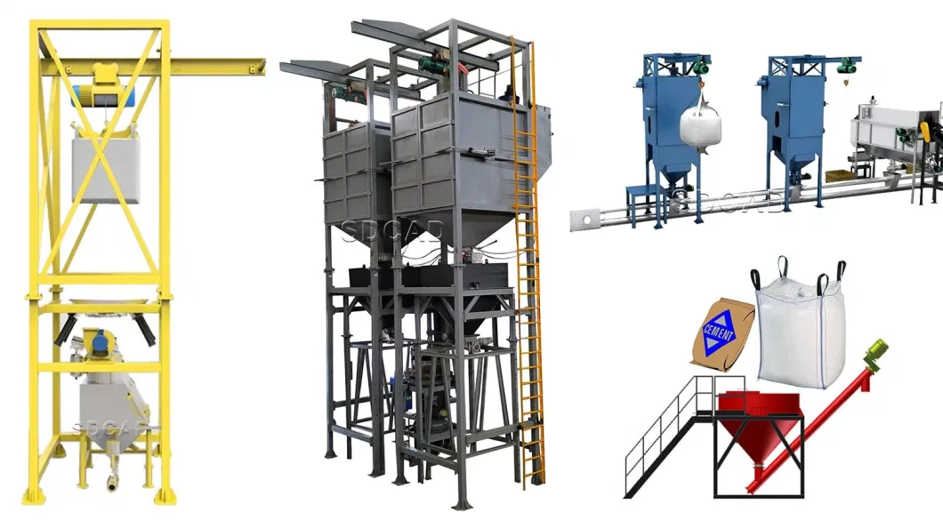 Sdcad Jumbo Bag Filling Machine Big Bag Filling System High Efficiency &amp; Stable Performance