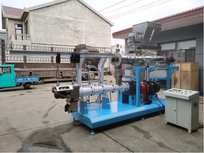 Small Animal Floating Fish Feed Pellet Making Extruder Production Line Fish Feed Extruder Manufacturing Machine Suppliers