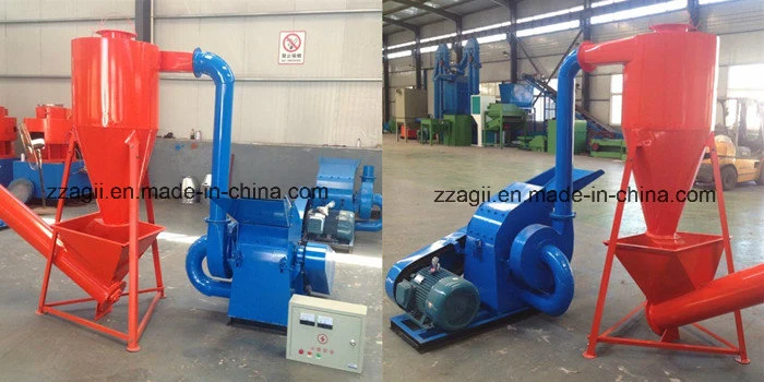 9fq Ce 500kg Hammer Wood Crusher Machine for Crushing Biomass Waste