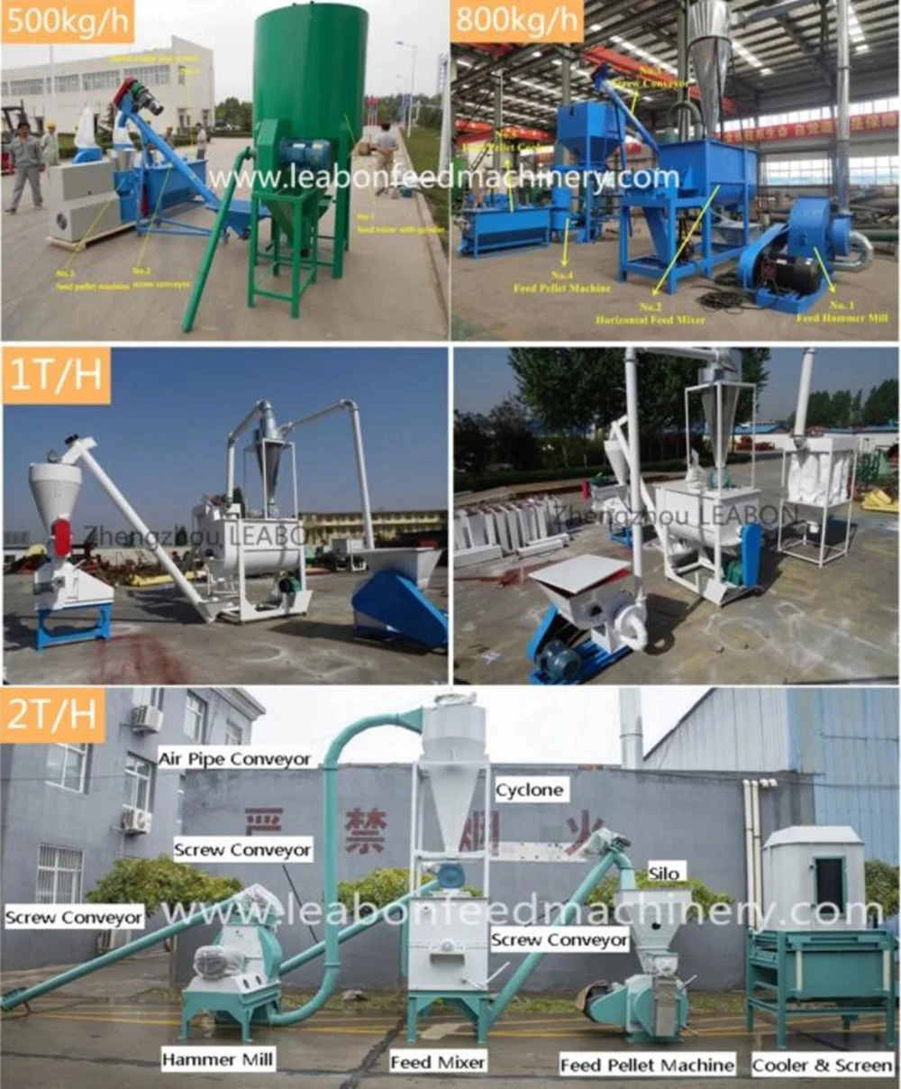 Feed Pellet Machine for Milling Processing Making Grass Stalk Straw Farm Animal Chicken Feed Pellet Machine