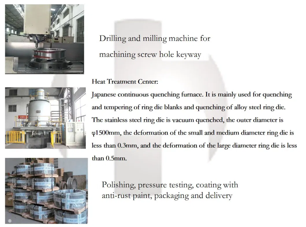 China Liyang Hot Selling Biomass Fuel Animal Feed machinery Pellet Machine Alloy Stainless Forged Steel Ring Die