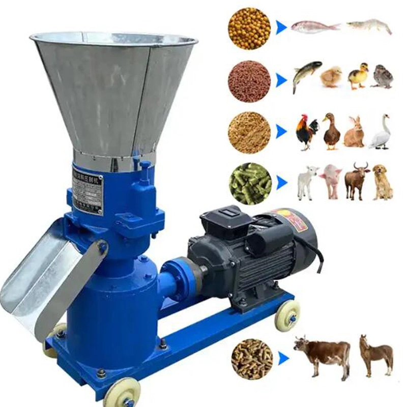 Animal Fish Feed Wood Pellet Mill Processing Poultry Chicken Other Farm Making Machines for Manufacturing