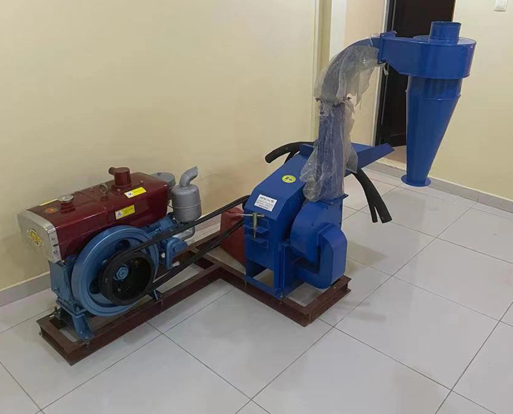 Small Wood Corn Rice Husk Soil Hammer Mill Grinding Machine Mini for Sale